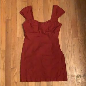 Burnt Orange Dress